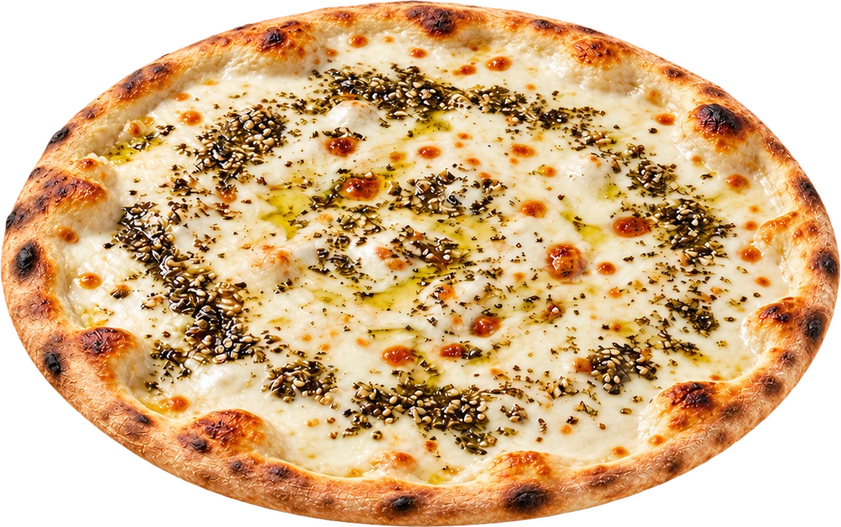 فطيرة الجبن العكاوي بالزعتر